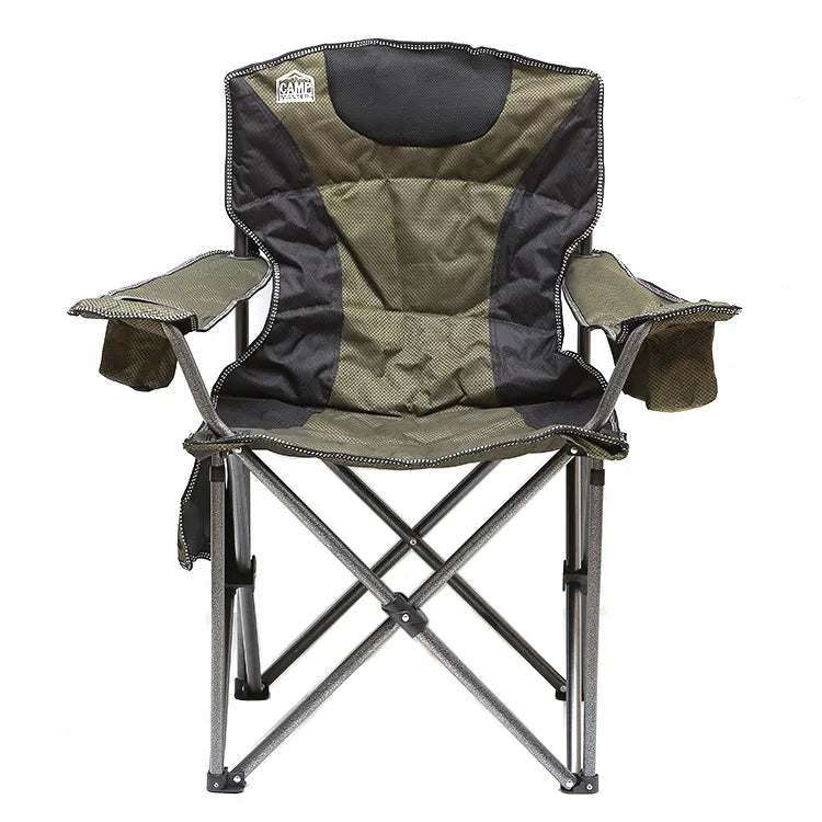 Campmaster Expedition Deluxe Camping Chair With Side Pocket Olive campmaster-expedition-deluxe-camping-chair-with-side-pocket-olive