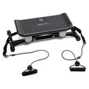 SHARP BODY Shapeboard, Balance Board with LC Display, Balance Board, Ski Trainer with 2 Expander Bands and Handles Including Underlay Mat