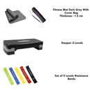 FitCore Essentials Pack ( Mat + Stepper + 5 Resistance Bands )