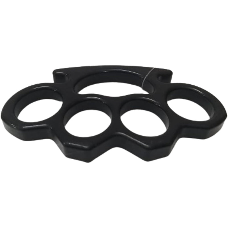Full Black Iron Handle Knuckle Brass