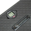 SHARP BODY Shapeboard, Balance Board with LC Display, Balance Board, Ski Trainer with 2 Expander Bands and Handles Including Underlay Mat