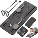 Pilates Reformer Set  Multi-Purpose Foldable Pilates Reformer Board for Home, 5 in 1 Pilates Sliding Board