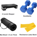 Active Shape Bundle ( Stepper + Mat 1.5 cm Thick + Resistance Band + Pair Dumbbells )