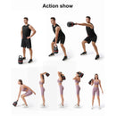 Adjustable Kettlebell 6 Weight Levels 40 LBS 18 Kgs Quickly Free Weights Kettle Bell