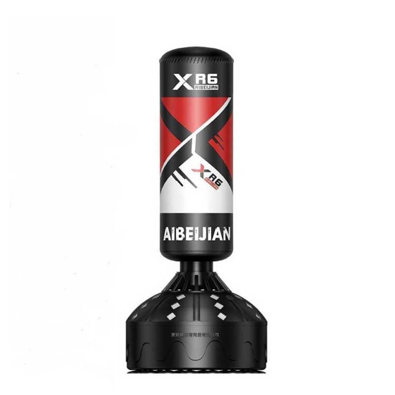 Free Standing Punching / Boxing Dummy Rubber Red PU + PVC