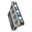 Knuckle Brass Self Defense Four-Finger Emergency Light with LED Power Supply