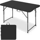 Black Recto Folding Table 120 cm x 60 cm x 75 cm
