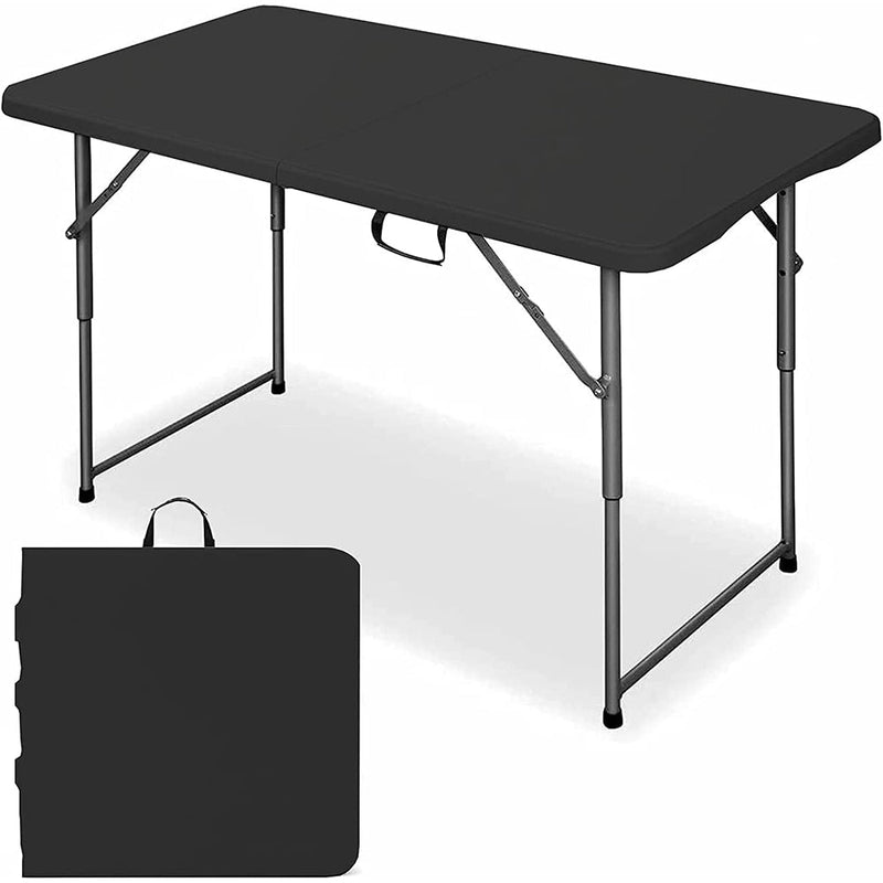 Black Recto Folding Table 120 cm x 60 cm x 75 cm