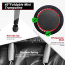 40 inch Foldable Mini Trampoline Rebounder Fitness with Handle