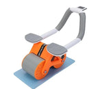 Abdominal Exercise Wheel Elbow Support Rebound Roller Automatic - AB Wheel With SCREEN