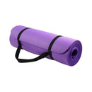 Fitness Exercise Mat Premium With Handle Strap Plus Cover Bag