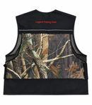 Legend Fishing Gear Camouflage Hunting & Fishing Vest  Multi-Pocket Outdoor Utility Vest