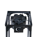 Premium Gas Stove with 1 Burner Full Iron Stove Black