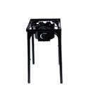 Premium Gas Stove with 1 Burner Full Iron Stove Black