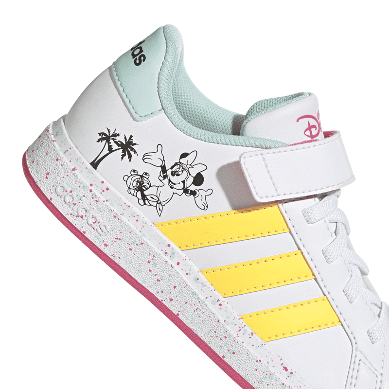 Girl's adidas Grand Court Minnie El K Shoes