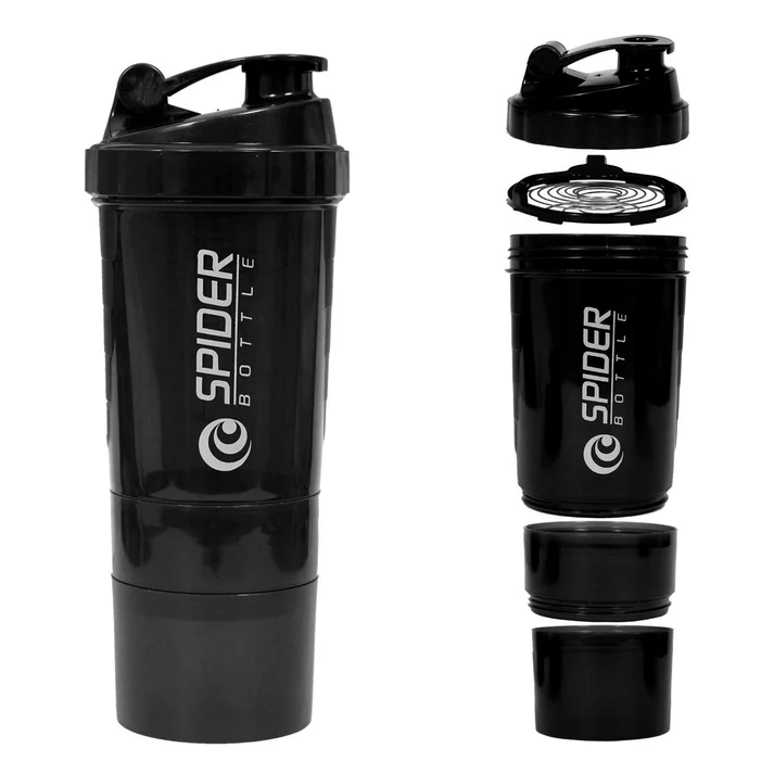 Spider Shaker Bottle for Protein and Gym Use 500 ML