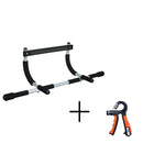 Door Gym Chin Up / Pull up Bar For Upper Body Workout + Hand Grip with Counter