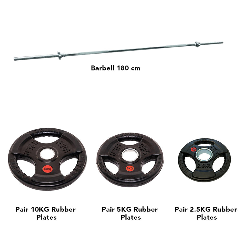 Starter Weightlifting Set (30KG Weights)