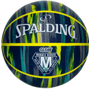 Spalding Marble Series Glow in the Dark Navy/Aqua Green Outdoor Basketball - Size 7
