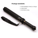 Self Defense Stick Telescoping Cree Led Torch Tactical Flashlight