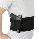 Tactical Elastic Concealed Carry Belly Band Waist Pistol Gun Holster w/Mag Pouch