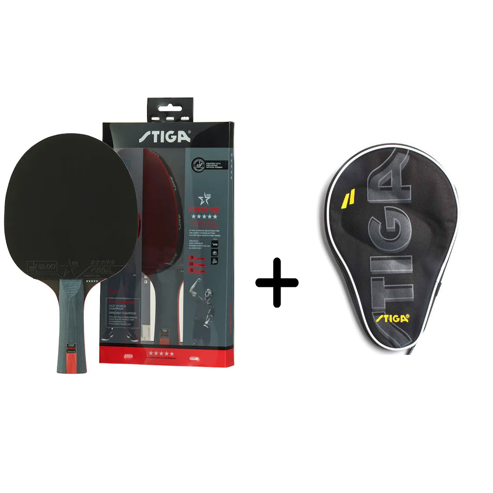 Stiga Prestige 5-star Racket + Free Stiga Cover Racket