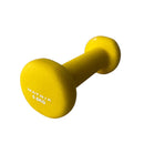 1 Piece Neoprene Dumbbell 0.5 KG Yellow
