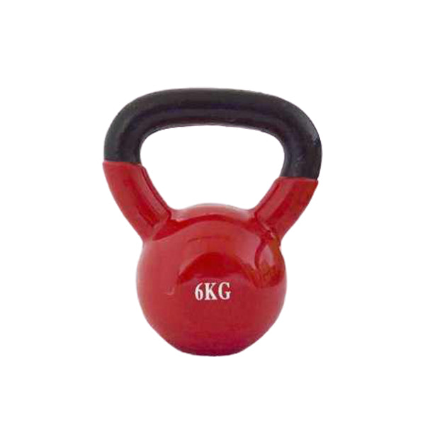 1 Piece Kettlebell Vinyl Red Muscular 6kg