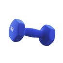 1 Piece Neoprene Dumbbell Blue