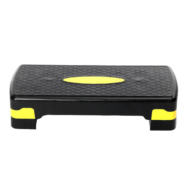 Fitness Aerobic Step Adjustable Black & Yellow