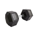 1 Piece Hex Rubber Coated Dumbbell