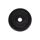 1 Piece Iron Weight Plate 2.8 CM Diameter Black