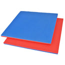 1 Piece Puzzle Mat, Blue/Red, T pattern Multipurpose 2.5cm thick 1M x 1M