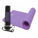 Starter Gym Kit - Fitness Mat 1.5 cm With Carry Bag + Squeeze Water Bottle 500 ml+ Set Resistance Band