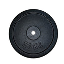 1 Piece Iron Weight Plate 2.8 CM Diameter Black
