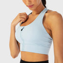 SQUATWOLF Women Infinity Zip Up Workout Bra