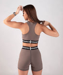 Winnerforce Women Tulip Training Shorts Khaki Brown