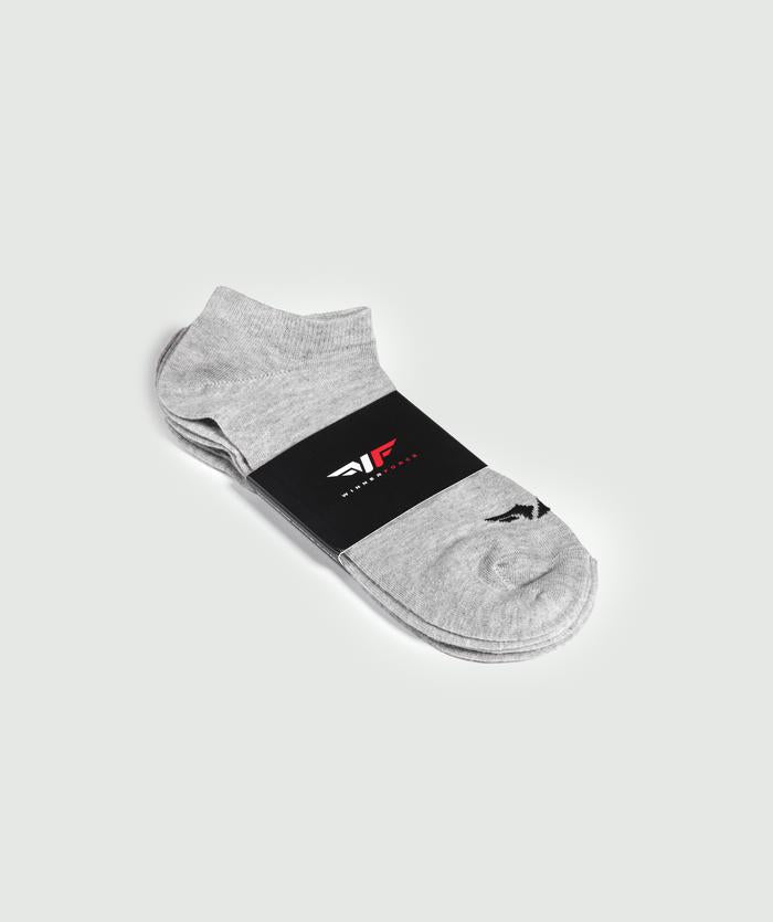 Winnerforce Unisex Softy Sox Grey - 3 Pairs