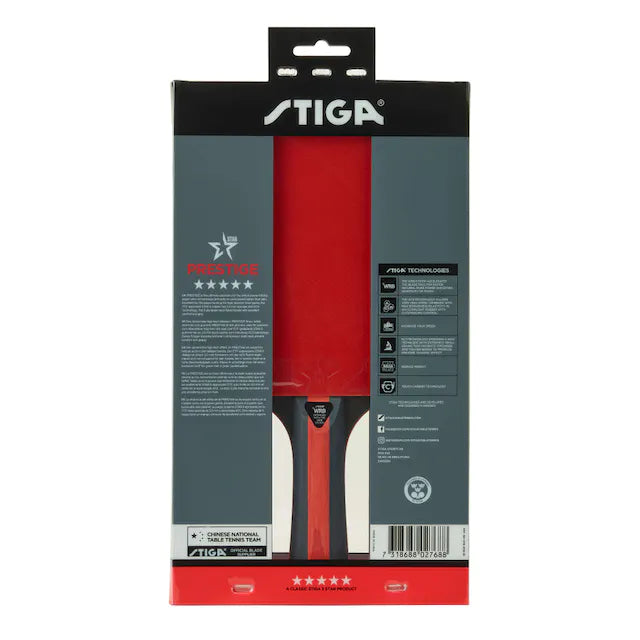 Stiga Prestige 5-star Racket + Free Stiga Cover Racket