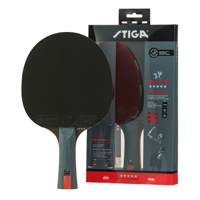 Stiga Prestige 5-star Racket + Free Stiga Cover Racket