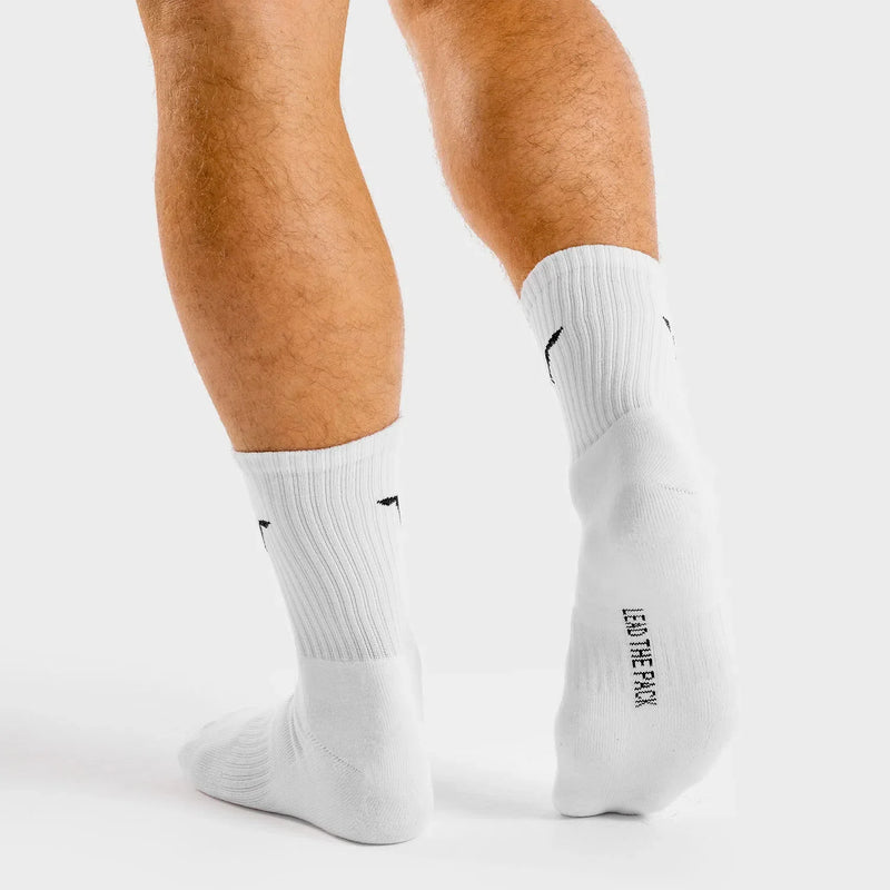 SQUATWOLF Unisex Pack of 3 Core Crew Socks