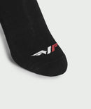 Winnerforce Unisex Crew Cushioned Socks White, Black & Grey -  3 Pairs