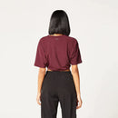 SQUATWOLF Women Code Cropped Drawstring Tee