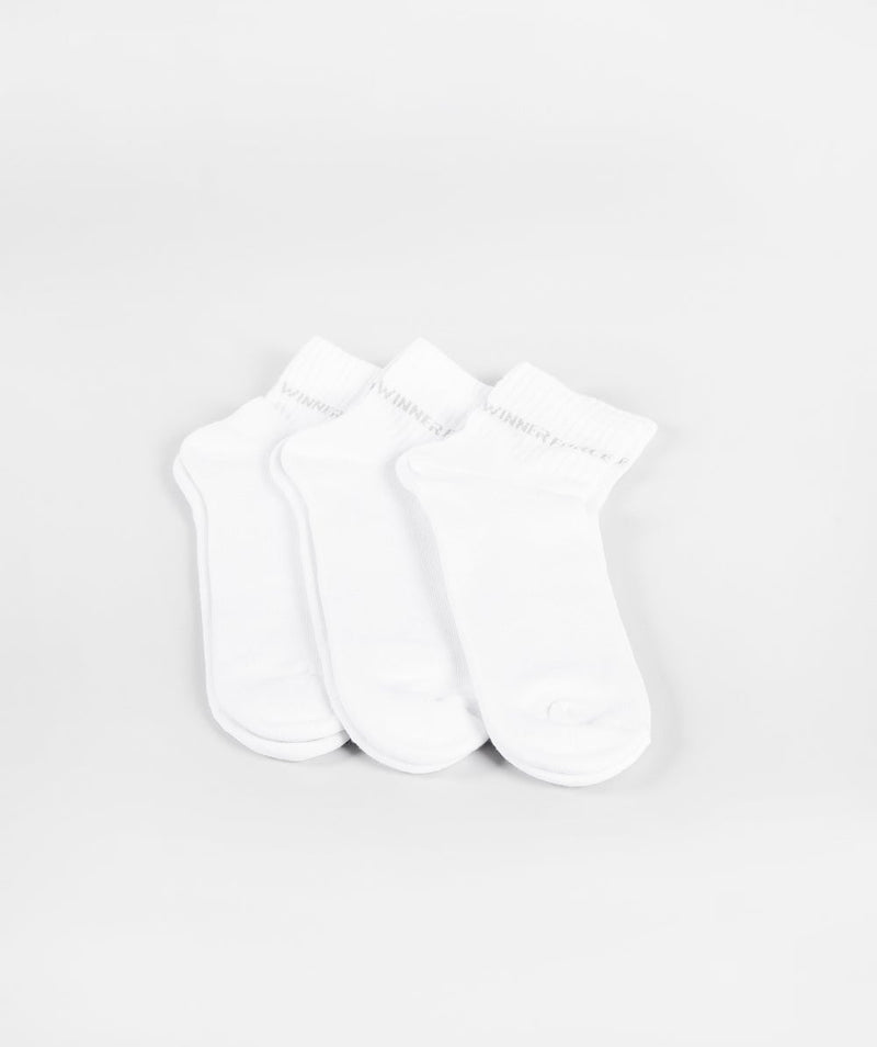 Winnerforce Unisex Nova Socks White - 3 Pairs