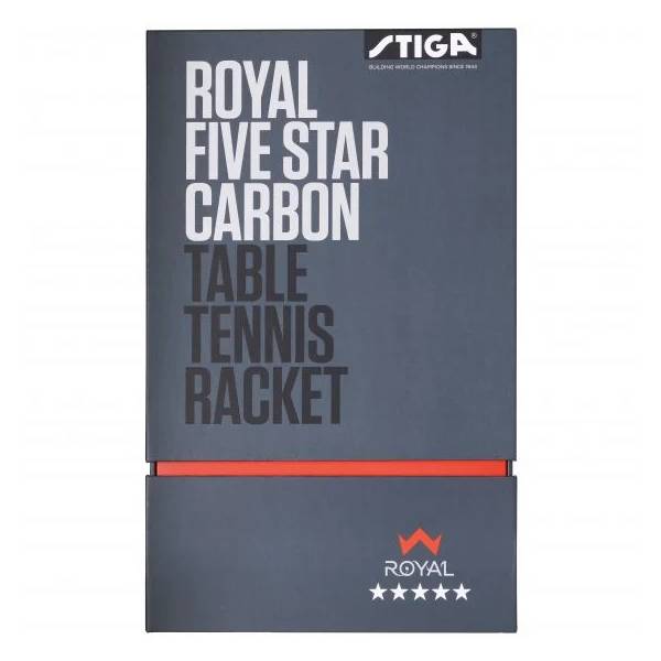 Stiga Royal Carbon 5-Star Table tennis Racket + Free Stiga Cover Racke