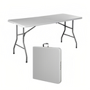 Rectangular Outdoor Camping Picnic Folding Table 180 cm Length Made In Spain