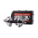 York Fitness 20KG Chrome Dumbbell Set