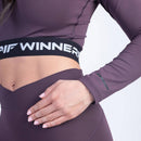 Winnerforce Women Olenna  Long Sleeve Crop Top
