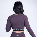Winnerforce Women Olenna  Long Sleeve Crop Top