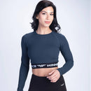 Winnerforce Women Olenna  Long Sleeve Crop Top